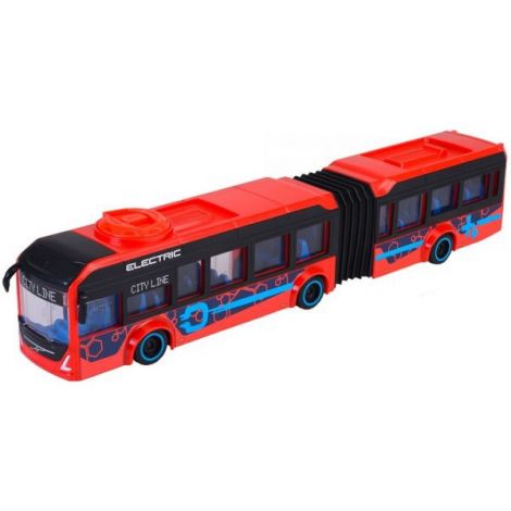 Autobuz Dickie Toys Volvo City Bus 40 cm rosu - imagine 14